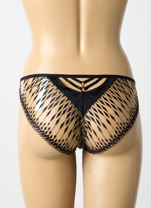 Chilot efect material satinat negru AUBADE femme