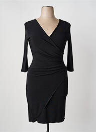 Rochie midi mâneci lungi mâneci lungi negru LONKEL femeie
