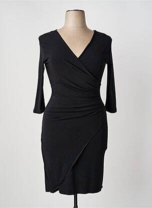 Rochie midi mâneci lungi mâneci lungi negru LONKEL femme