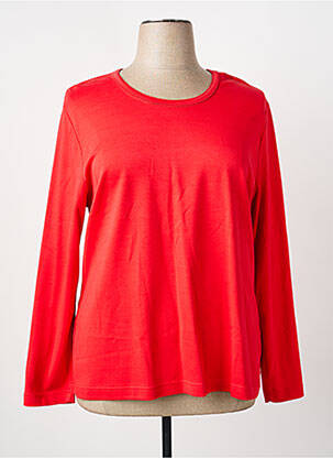 Tricou elasticitate mâneci lungi roșu RABE femme