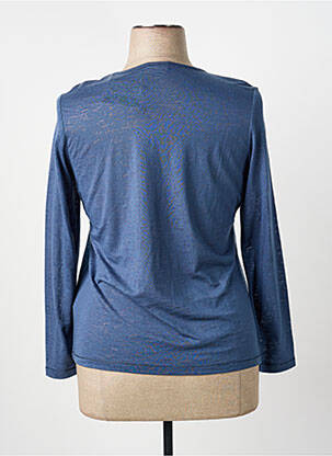 Tricou mâneci lungi mâneci lungi albastru BARBARA LEBEK femeie