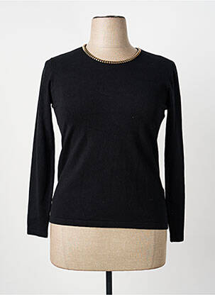 Pulover croială cambrată mâneci lungi negru TRIPODE femme
