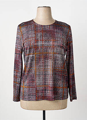 Top elasticitate mâneci lungi gri GUY DUBOUIS femme