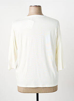 Tricou mâneci 3/4 mâneci 3/4 bej FRANK WALDER femeie