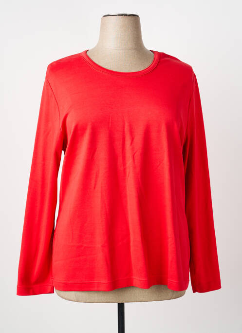Tricou elasticitate mâneci lungi roșu RABE femme