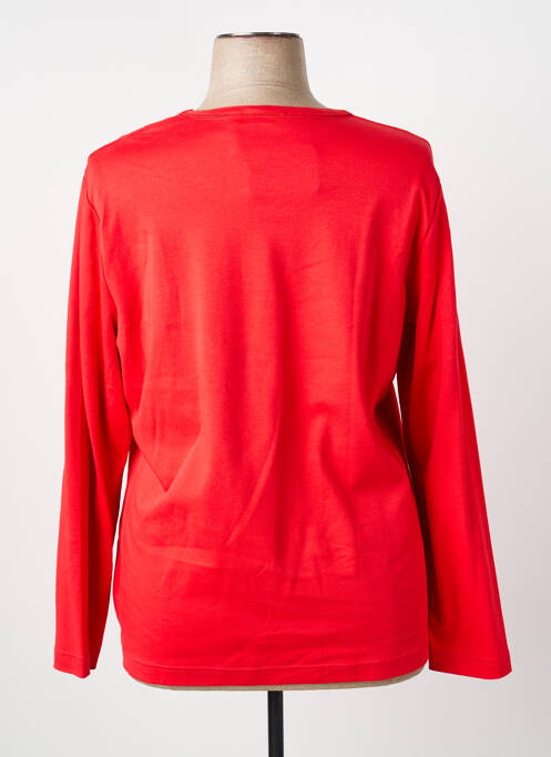 Tricou elasticitate mâneci lungi roșu RABE femme