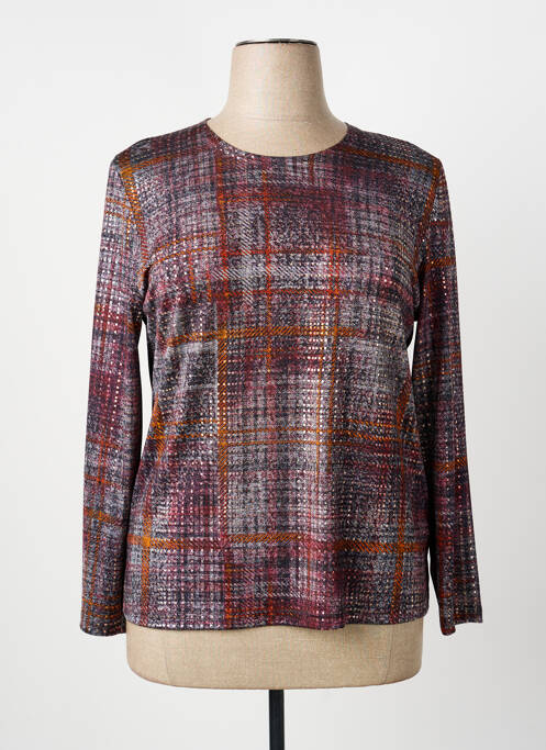 Top elasticitate mâneci lungi gri GUY DUBOUIS femme