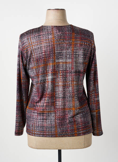 Top elasticitate mâneci lungi gri GUY DUBOUIS femme