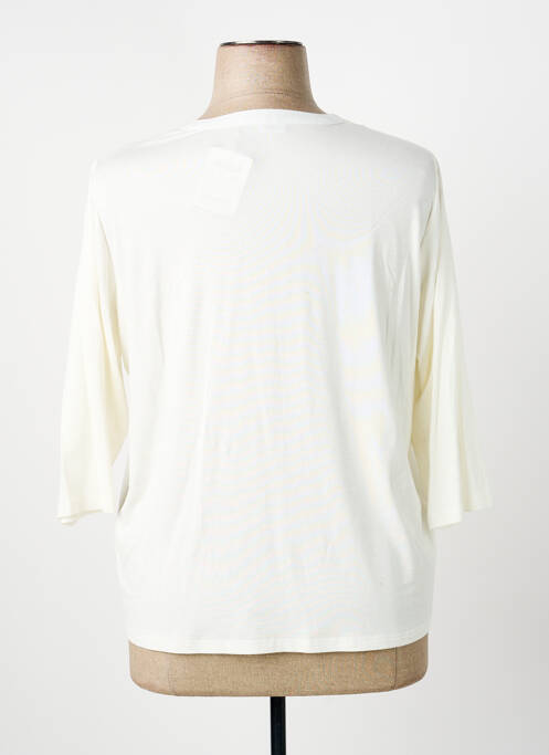 Tricou mâneci 3/4 mâneci 3/4 bej FRANK WALDER femme