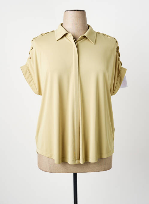 Cămașă mâneci scurte mâneci scurte verde ANANKE femme