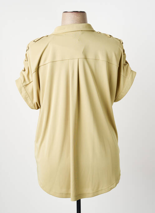 Cămașă mâneci scurte mâneci scurte verde ANANKE femme