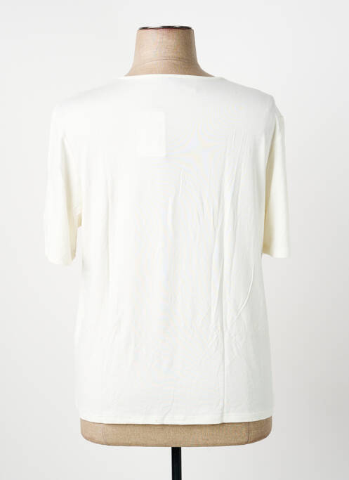 Tricou mâneci trei sferturi mâneci scurte bej BARBARA LEBEK femme