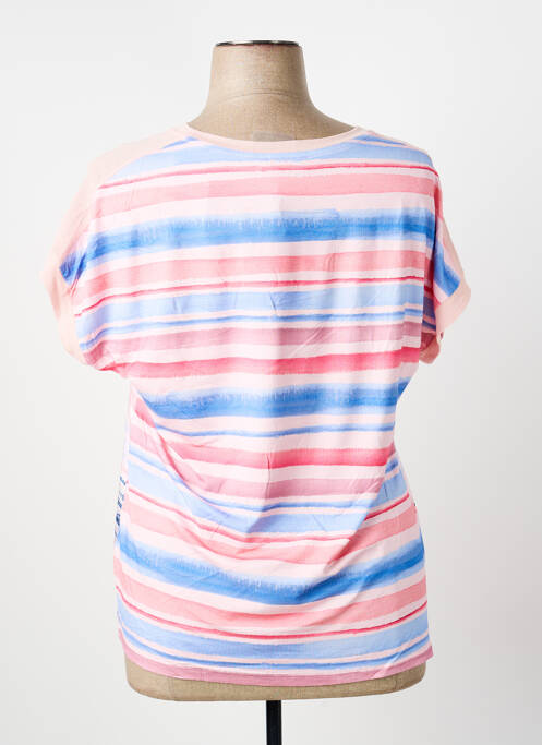 Tricou guler rotund mâneci scurte roz THOMAS RABE femme