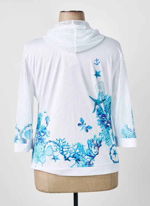 Jachete casual guler rotund alb ANANKE femme