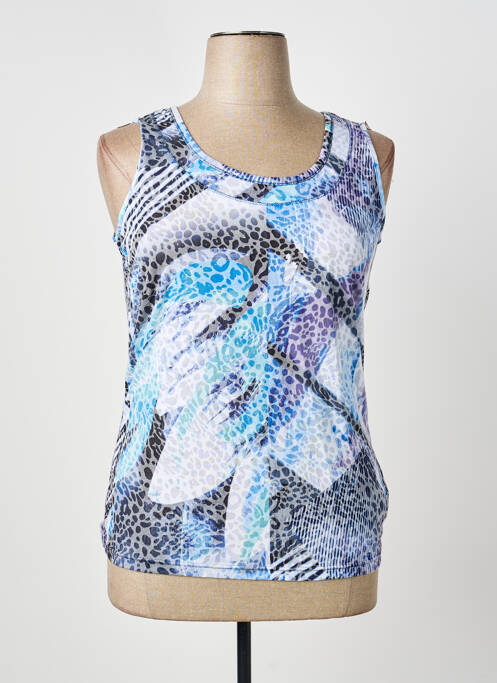 Maiou elasticitate fără mâneci albastru BARBARA LEBEK femme