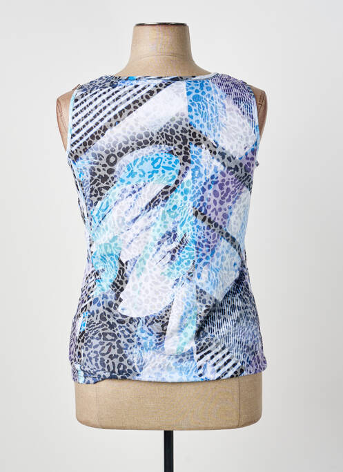 Maiou elasticitate fără mâneci albastru BARBARA LEBEK femme