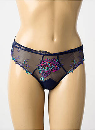 Chilot broderie dantelă de calais albastru LISE CHARMEL femeie