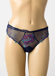 Chilot broderie dantelă de calais albastru LISE CHARMEL femme
