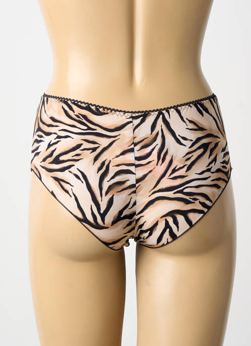 Shorty efect material satinat bej ANTIGEL femme