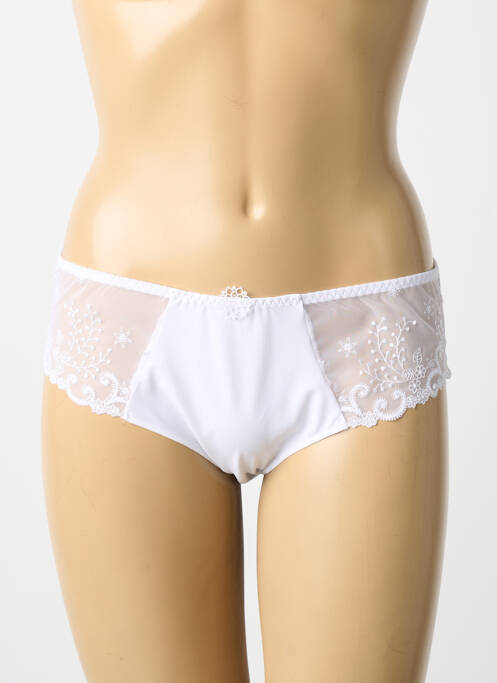 Chilot țesătură satinată alb SIMONE PERELE femme