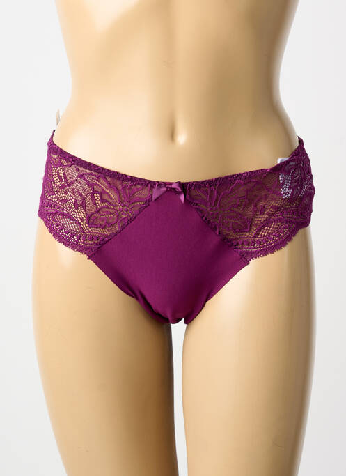 Chilot efect material satinat violet SIMONE PERELE femme