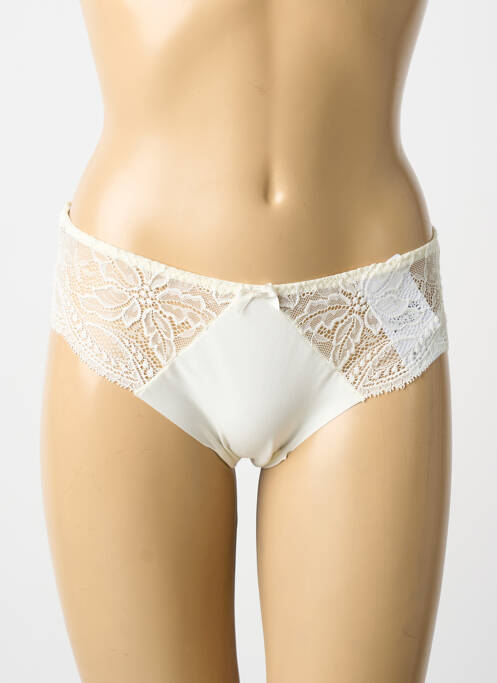 Chilot efect material satinat bej SIMONE PERELE femme