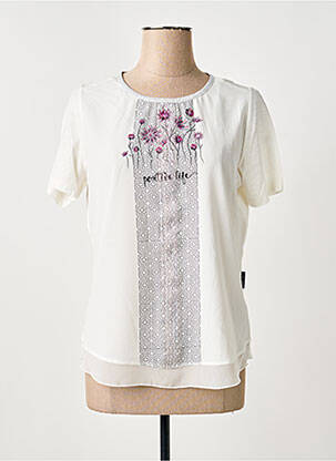 Tricou alb CAPUCCINO femeie