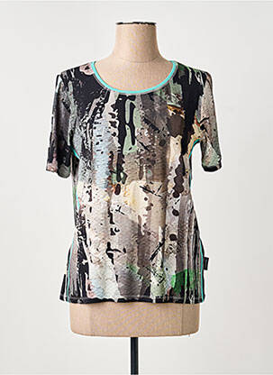 Tricou negru CAPUCCINO femeie