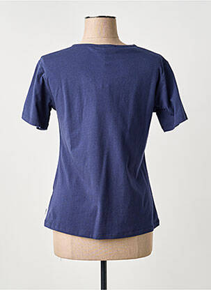 Tricou elasticitate mâneci scurte albastru ANANKE femeie