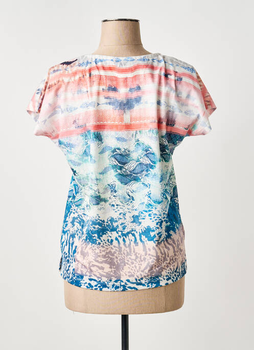 Tricou imprimeu fantezie mâneci scurte portocaliu GUY DUBOUIS femme