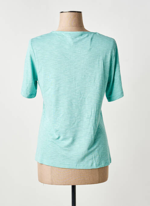 Tricou elasticitate mâneci scurte albastru FRANK WALDER femme