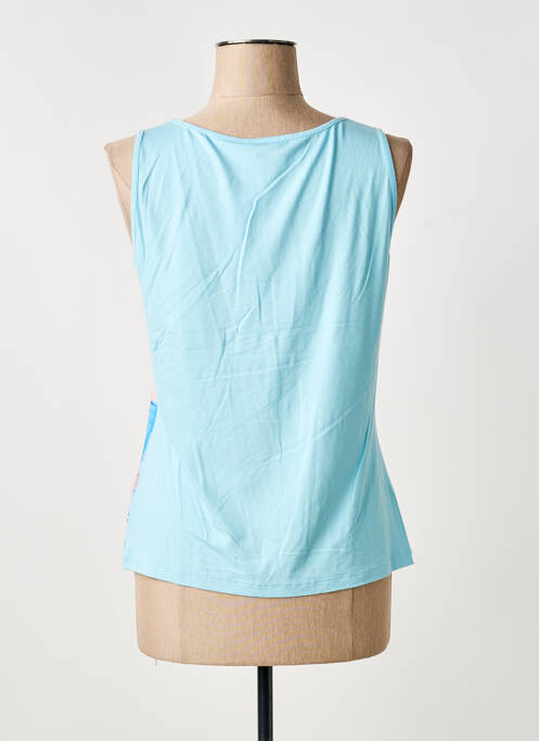 Maiou elasticitate fără mâneci albastru BARBARA LEBEK femme