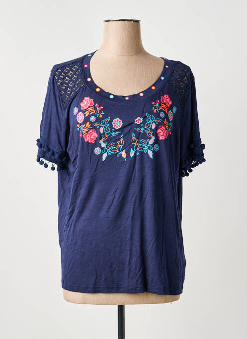 Tricou albastru COLINE femeie