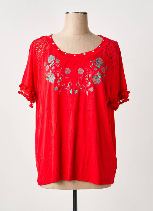 Tricou roșu COLINE femeie