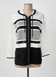 Jachete casual guler rotund alb ANANKE femeie