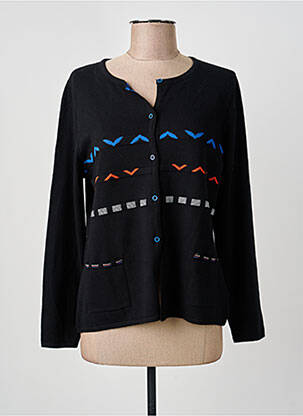 Vestă cu mâneci lungi negru TELMAIL femeie