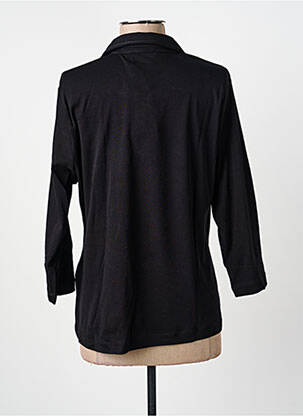 Top țesătură jersey mâneci lungi negru RABE femeie