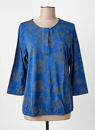 Top țesătură jersey mâneci lungi albastru RABE femeie