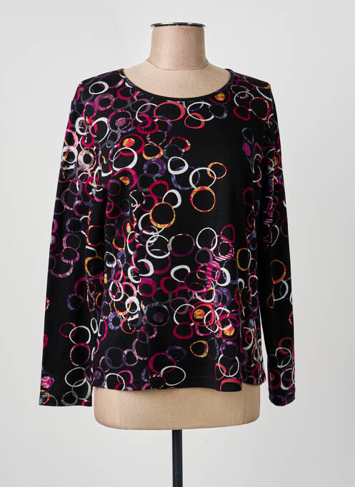 Top elasticitate mâneci lungi negru GUY DUBOUIS femme