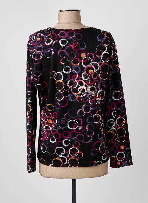 Top elasticitate mâneci lungi negru GUY DUBOUIS femme