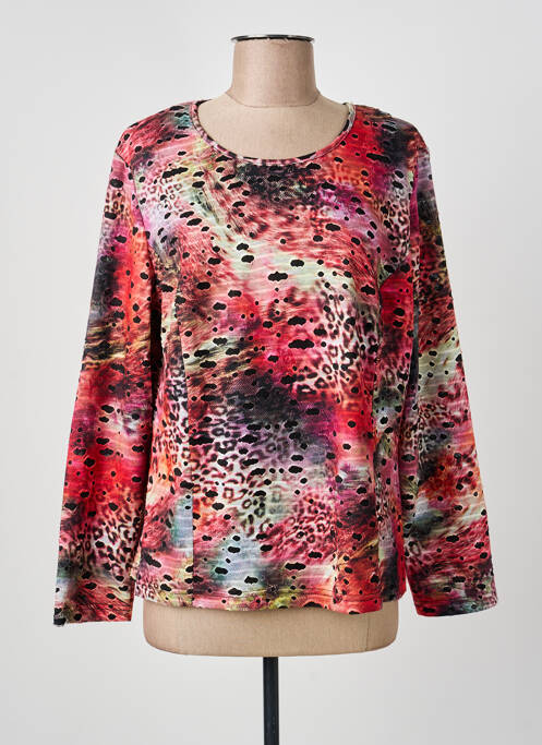 Top elasticitate mâneci lungi negru GUY DUBOUIS femme