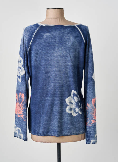 Top elasticitate mâneci lungi albastru THOMAS RABE femme