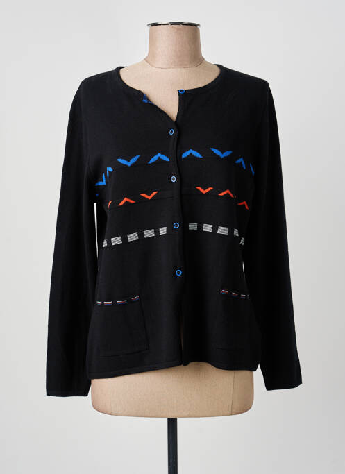 Vestă cu mâneci lungi negru TELMAIL femeie