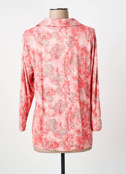 Bluză imprimeu fantezie mâneci lungi roz RABE femme