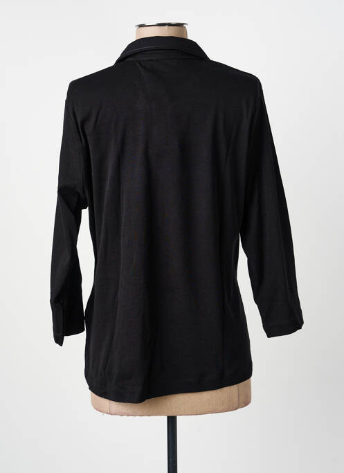 Top țesătură jersey mâneci lungi negru RABE femme