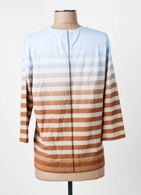 Top elasticitate mâneci lungi albastru FRANK WALDER femme