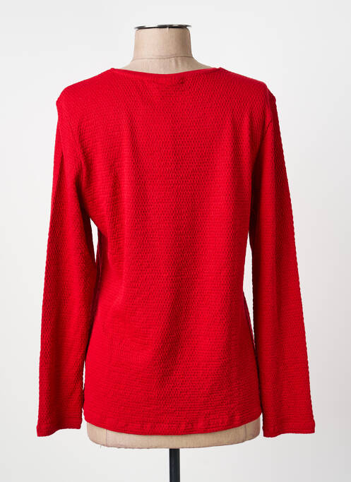 Top elasticitate mâneci lungi roșu BARBARA LEBEK femme