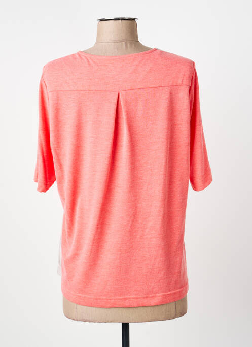 Top imprimeu fantezie mâneci scurte roz RABE femme