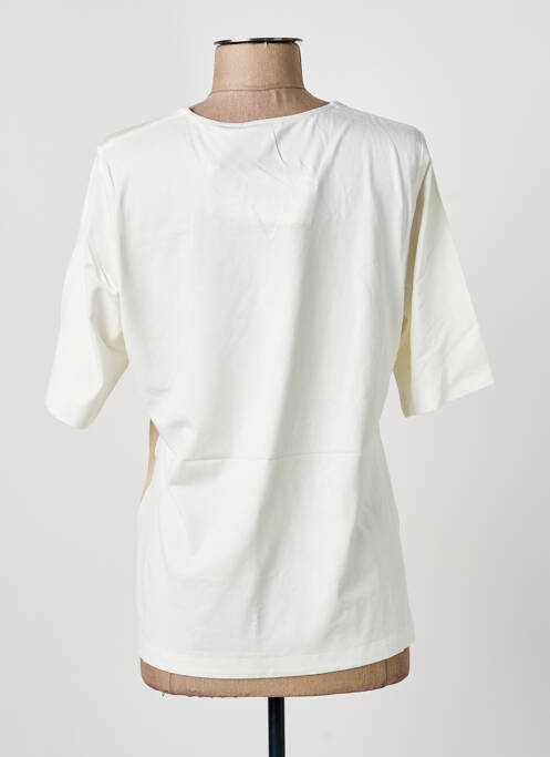 Top elasticitate mâneci scurte bej RABE femme