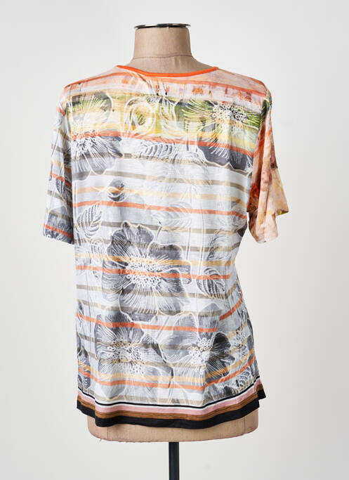 Top elasticitate mâneci scurte portocaliu GUY DUBOUIS femme